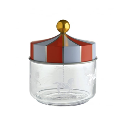 Alessi Circus Glazen Voorraadpot 0,5L