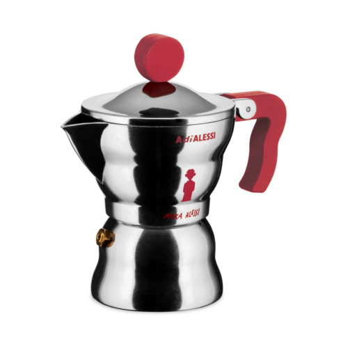 Alessi Moka Percolator 1 Kops Rood
