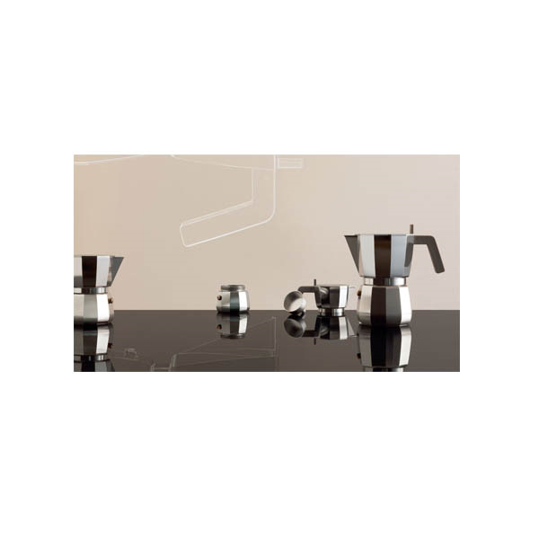 Alessi Moka Percolator 3 kops Aluminium