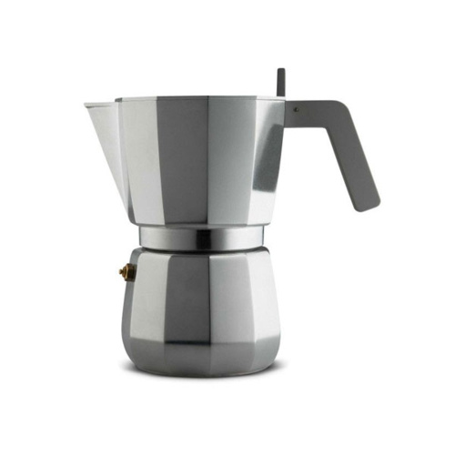 Een deel Radioactief volume Alessi Moka Percolator 9 kops Aluminium Inductie | Bobplaza | Haarlem