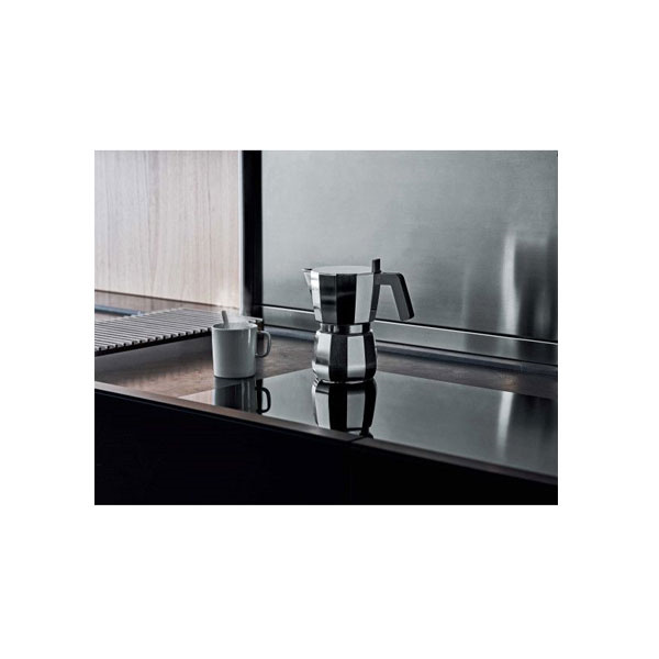 Alessi Moka Percolator 9 kops Aluminium Inductie