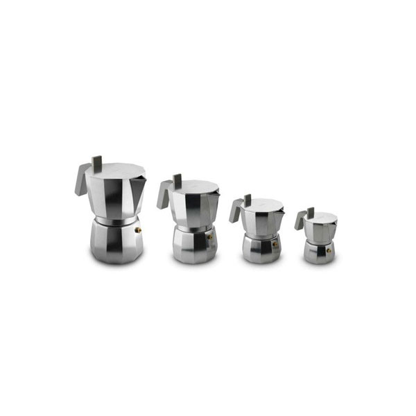 Alessi Moka Percolator 9 kops Aluminium Inductie