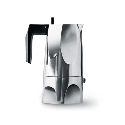 Alessi Ossidiana Percolator (3 kops) Aluminium Glans