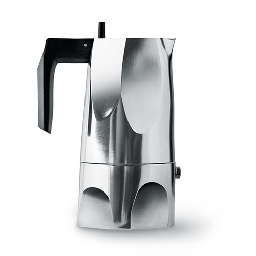 Alessi Ossidiana Percolator (6 kops) Aluminium Glans