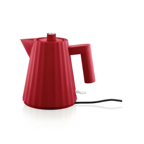 Alessi Plisse Waterkoker 1L Rood