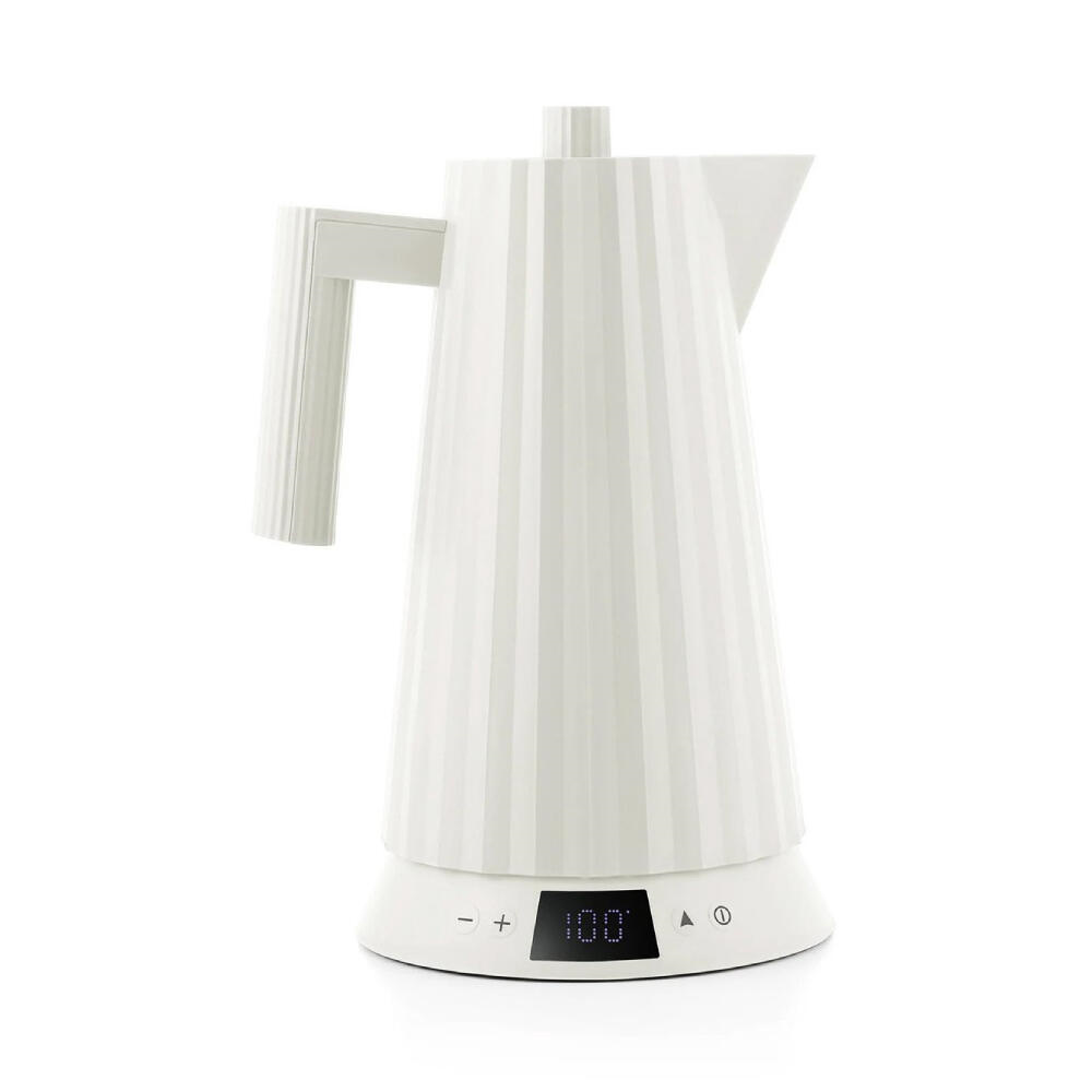 Alessi Plisse Waterkoker Temperatuur Controle 1,7L Wit