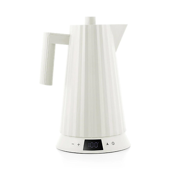 Alessi Plisse Waterkoker Temperatuur Controle 1,7L Wit
