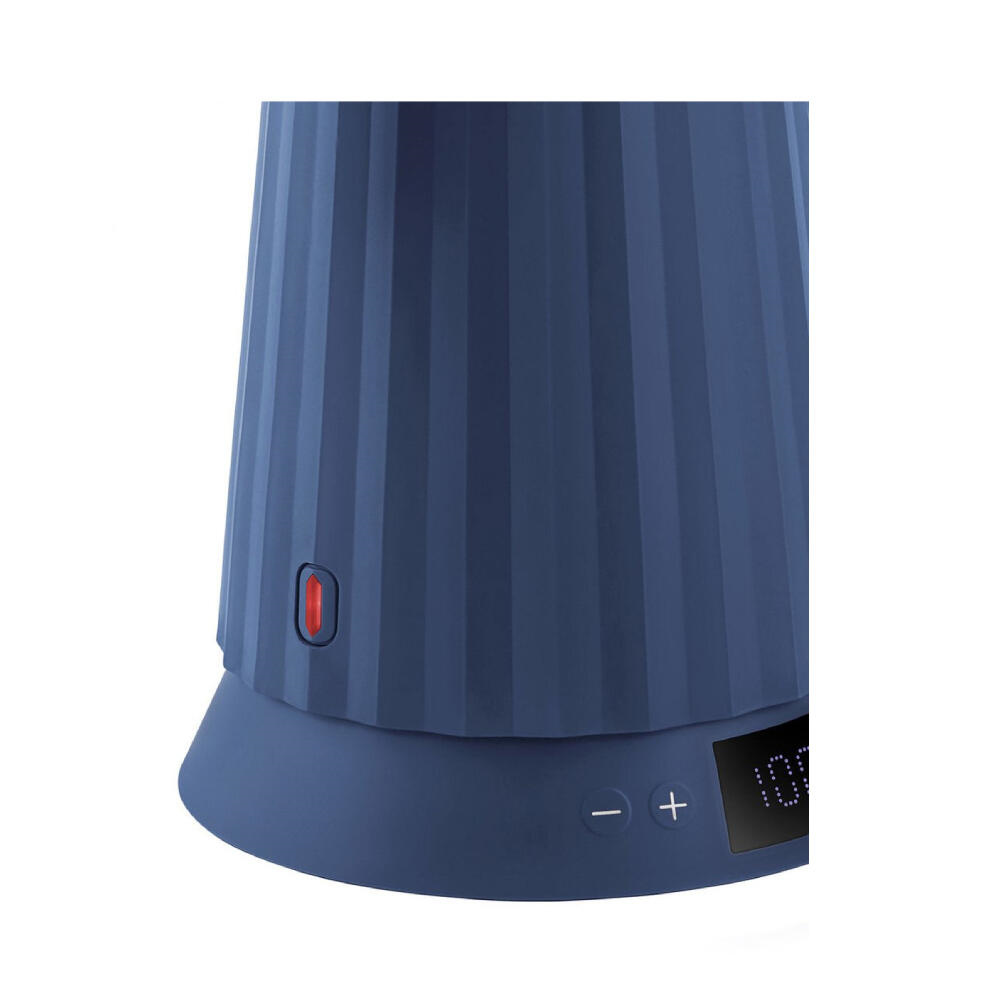 Alessi Plisse Waterkoker Temperatuur Controle 1,7L Blauw