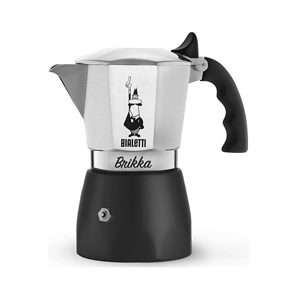 Bialetti Brikka Elite 4 Kops Zilver