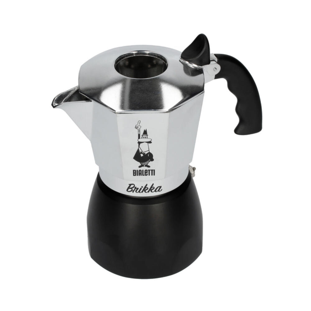 Bialetti Brikka Elite 4 Kops Zilver