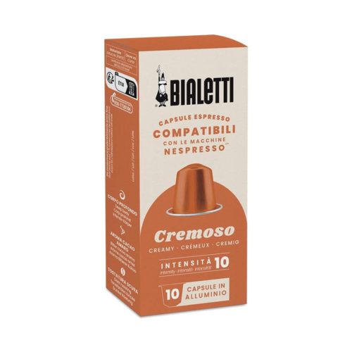 Bialetti Capsules Nespresso Compatible Cremoso 10 stuks