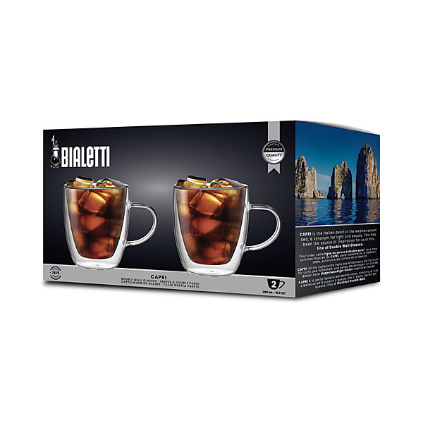 Bialetti Dubbelwandige Glazen Capri 350 ml 2 stuks