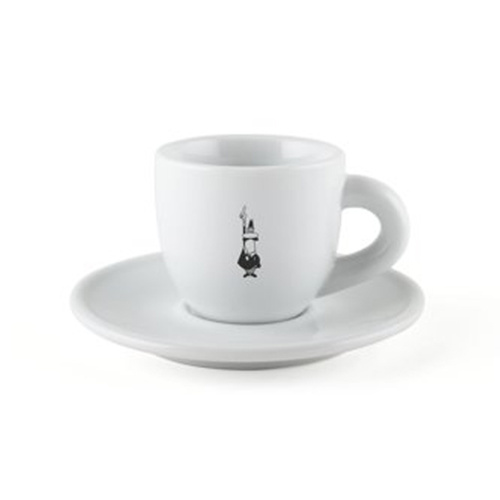 Bialetti Koffie kop en schotel Porselein