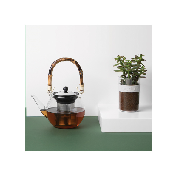 Bodum Assam Theepot 1L Met Bamboe Handvat