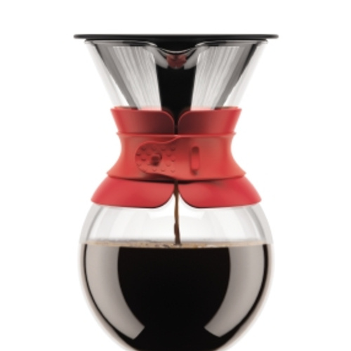 Bodum Cafetiere Pour Over 1,5L Rood