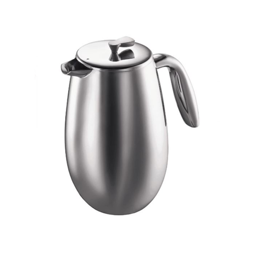 Bodum Columbia Cafetiere dubbelwandig (12 kops) RVS Glans