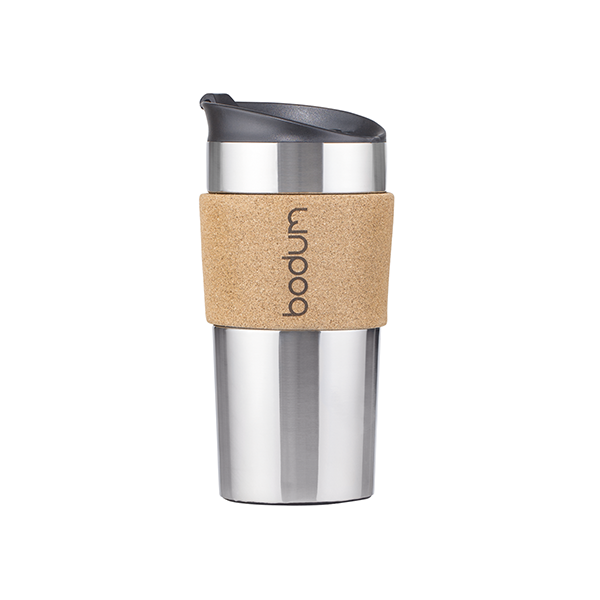 Bodum Reisbeker RVS 0,35L Kurk