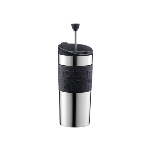 Bodum Travel Press RVS 0,35L Zwart