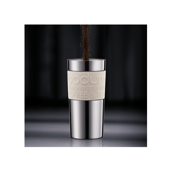Bodum Travel Press RVS 0,35L Zwart