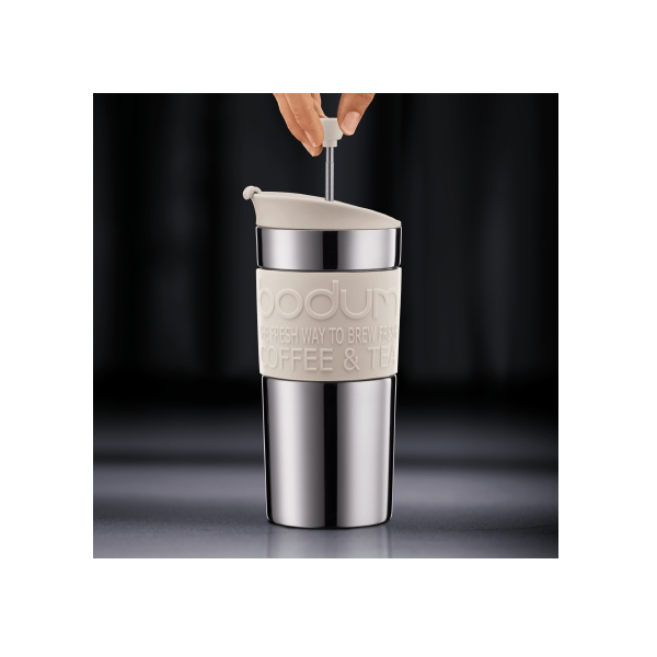 Bodum Travel Press RVS 0,35L Zwart