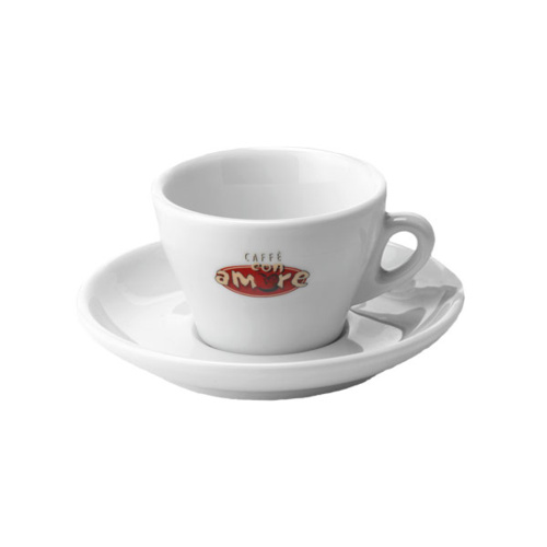 Caffe Con Amore Cappuccino Kop en Schotel