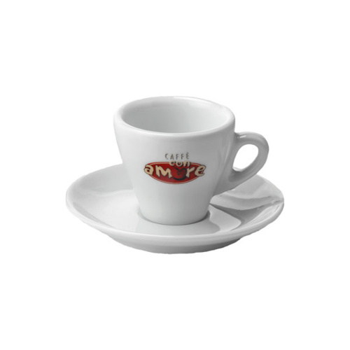 Caffe Con Amore Espresso Kop en Schotel