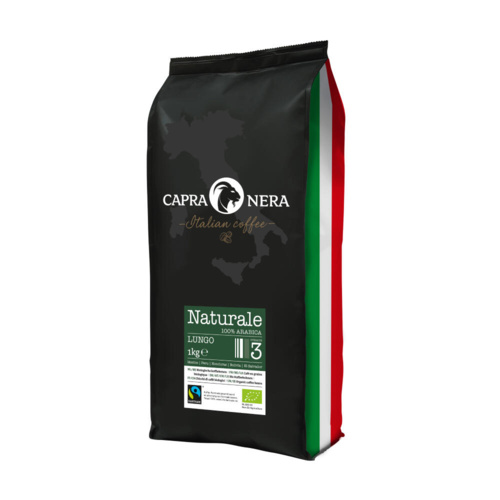 Capra Nera Koffiebonen Naturale Lungo Fairtrade 1kg