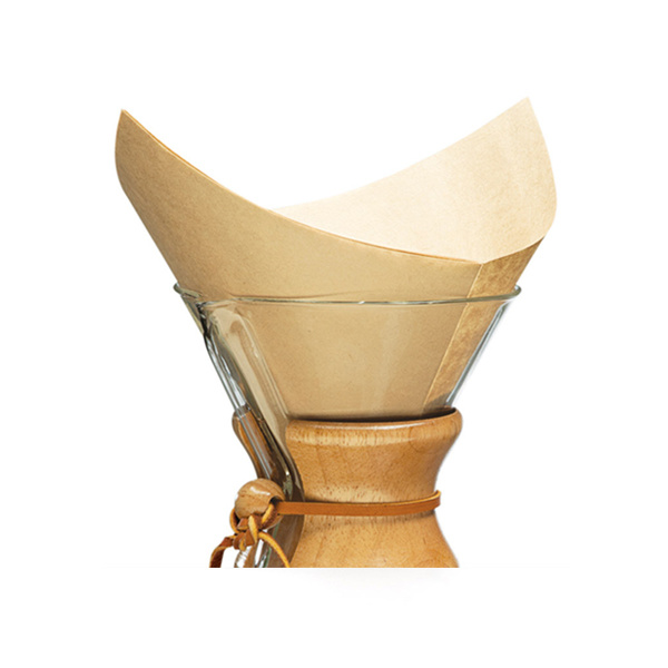 Chemex Koffiefilters Voorgevouwen Vierkant Natural 100 stuks