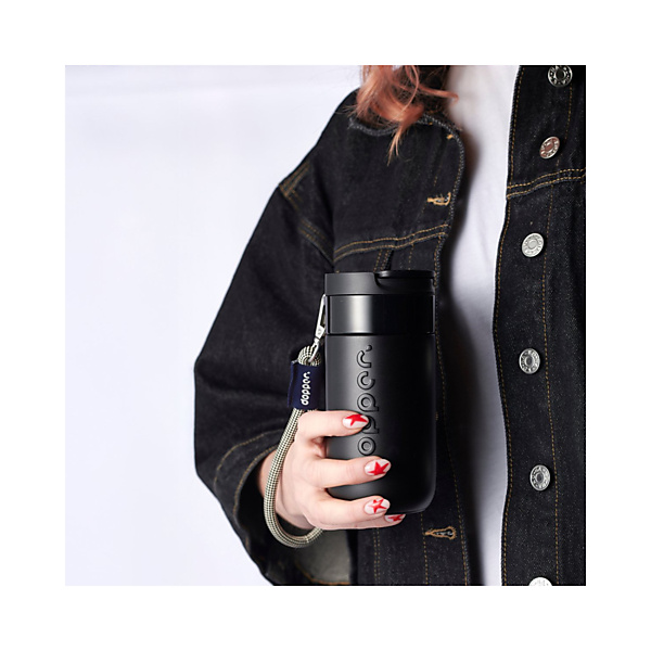 Dopper Travel Mug Thermosbeker 300 ml Blazing Black