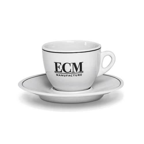 ECM Classic Cappuccino Kop en Schotel Porselein