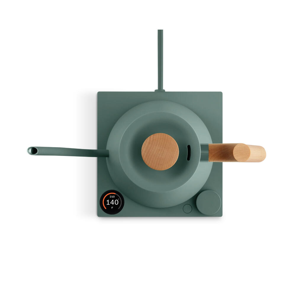 Fellow Stagg EKG Pro Gooseneck Waterkoker 0,9L Mat Groen Esdoorn