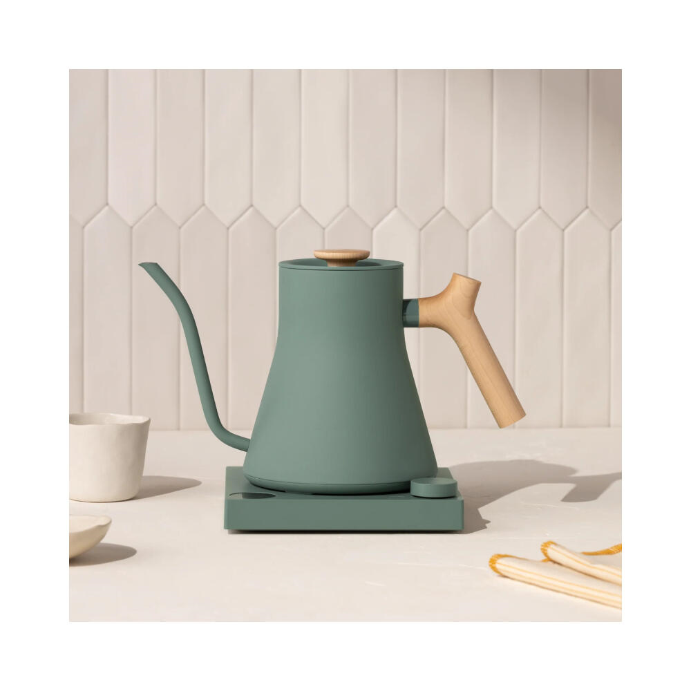 Fellow Stagg EKG Pro Gooseneck Waterkoker 0,9L Mat Groen Esdoorn