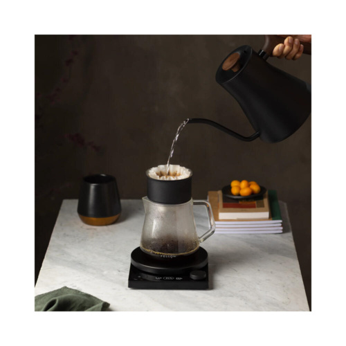 Fellow Stagg EKG Pro Gooseneck Waterkoker 0,9L Mat Zwart Walnoot