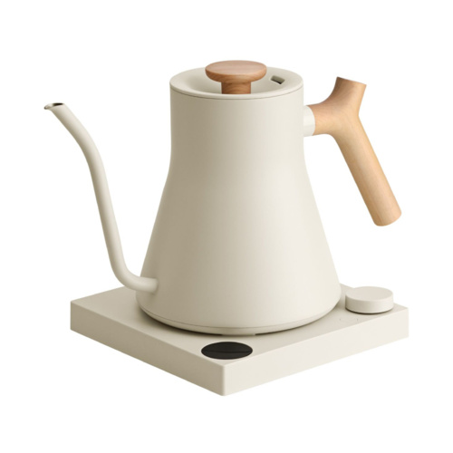 Fellow Stagg EKG Pro Gooseneck Waterkoker 0,9L Sesame Creme Esdoorn