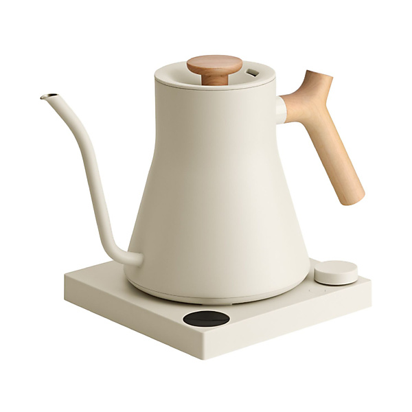 Fellow Stagg EKG Pro Gooseneck Waterkoker 0,9L Sesame Creme Esdoorn