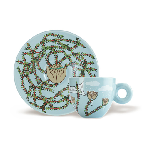illy Art Collection Biennale 2026 Cappuccino Kop en Schotel 4 stuks