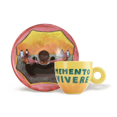 illy Art Collection Biennale 2026 Cappuccino Kop en Schotel 4 stuks