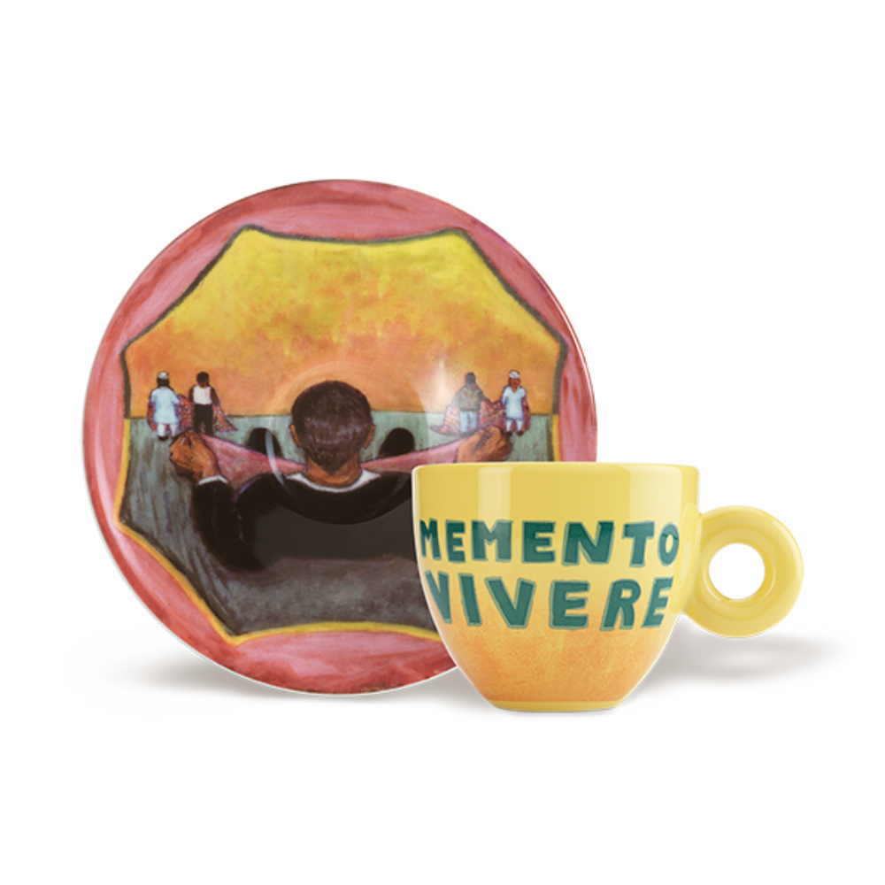 illy Art Collection Biennale 2026 Cappuccino Kop en Schotel 4 stuks
