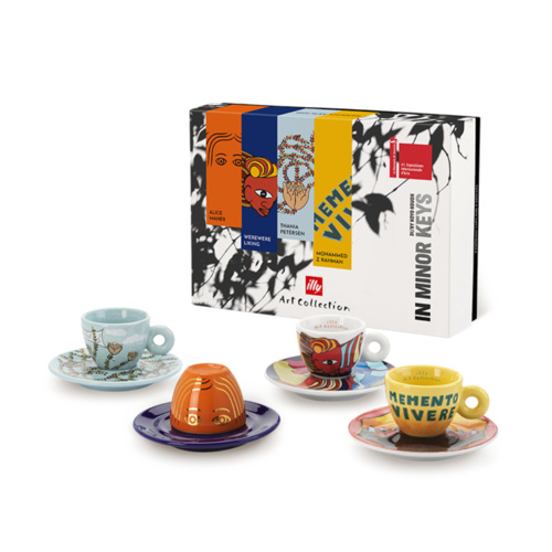 illy Art Collection Biennale 2026 Espresso Kop en Schotel 4 stuks