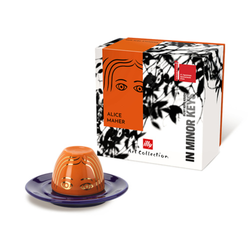 illy Art Collection Biennale 2026 Maher Espresso Kop en Schotel Giftbox