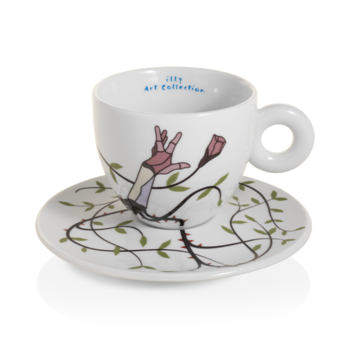 illy Art Collection Biennale van Venetie Cappuccino Kop en Schotel 6 stuks