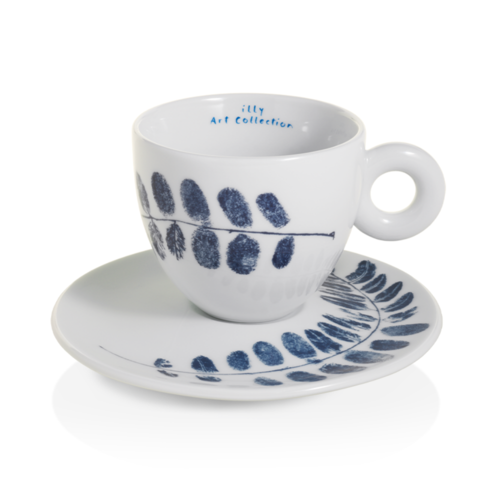 illy Art Collection Biennale van Venetie Cappuccino Kop en Schotel 2 stuks Set C
