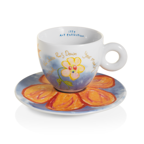 illy Art Collection Biennale van Venetie Cappuccino Kop en Schotel 2 stuks Set C