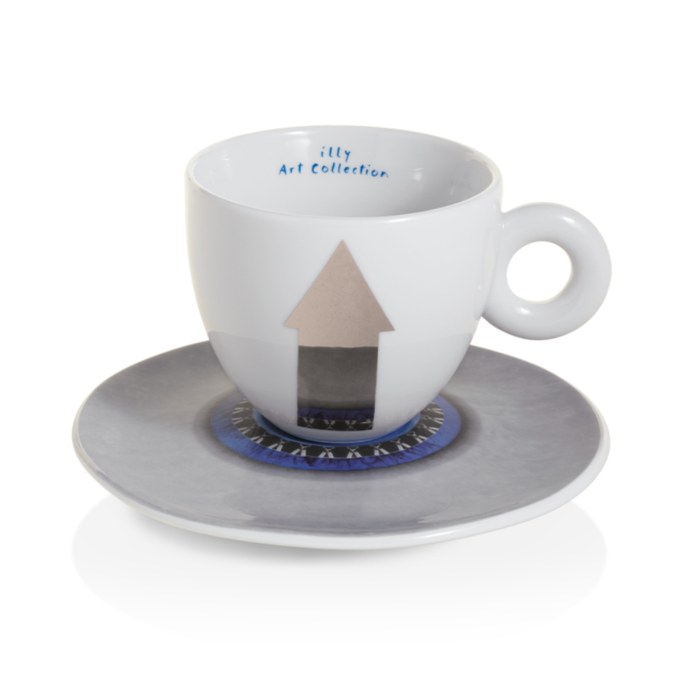 illy Art Collection Biennale van Venetie Cappuccino Kop en Schotel 2 stuks Set A
