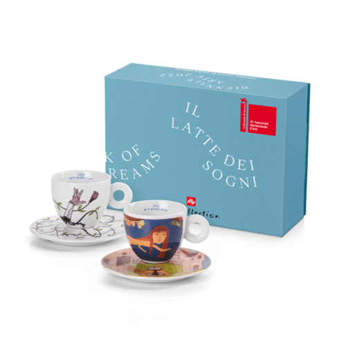 illy Art Collection Biennale van Venetie Cappuccino Kop en Schotel 2 stuks Set B