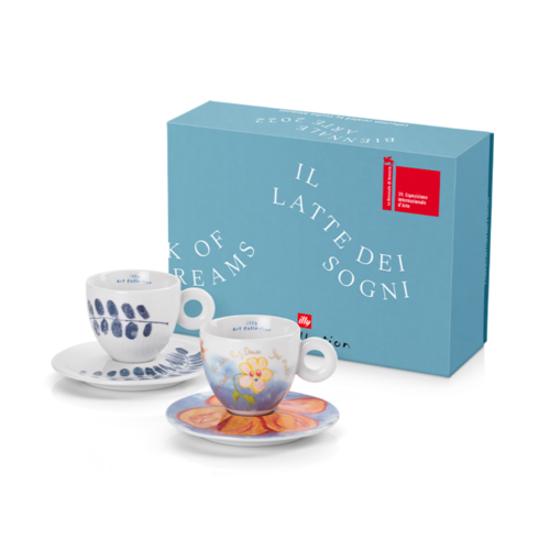 illy Art Collection Biennale van Venetie Cappuccino Kop en Schotel 2 stuks Set C