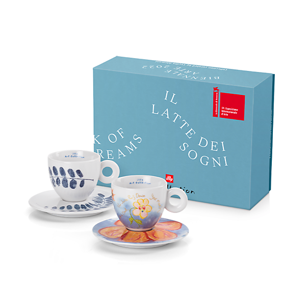 illy Art Collection Biennale van Venetie Cappuccino Kop en Schotel 2 stuks Set C
