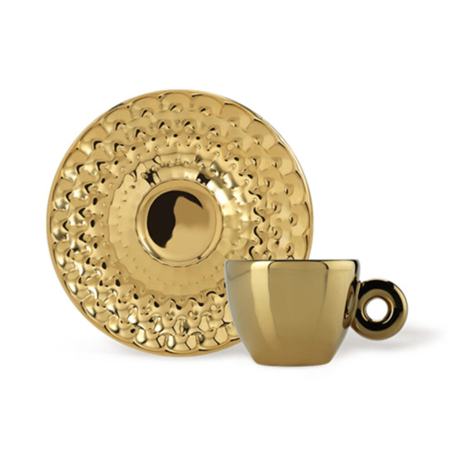 illy Art Collection John Armleder Espresso Kop en Schotel 4 stuks