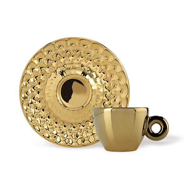 illy Art Collection John Armleder Espresso Kop en Schotel 4 stuks