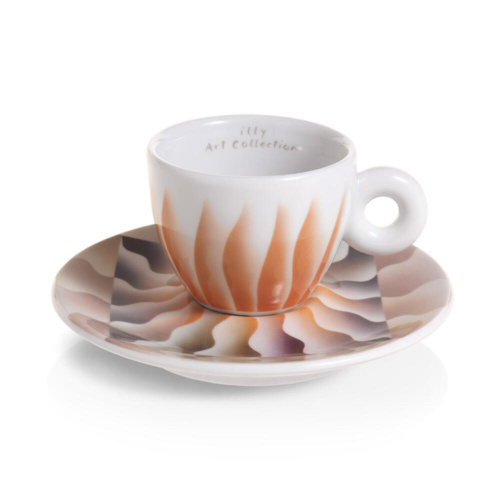 illy Art Collection Judy Chicago Espresso Kop en Schotel 4 stuks